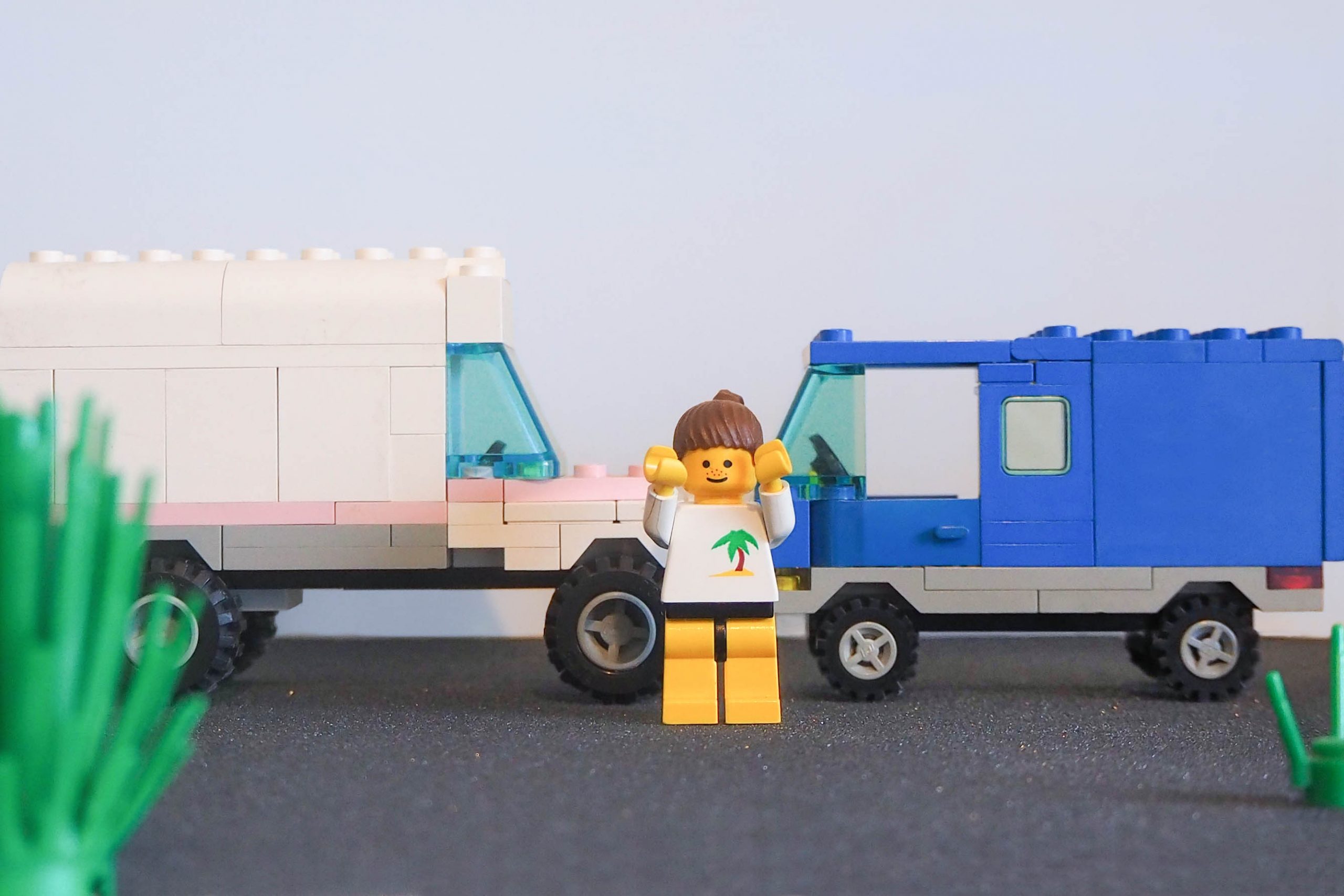 Lego choosing campervan